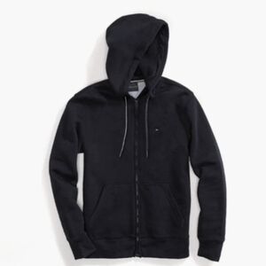 Tommy Hilfiger Full Zip Jacket Black Size XL Women's Lightweight Hoodie Used